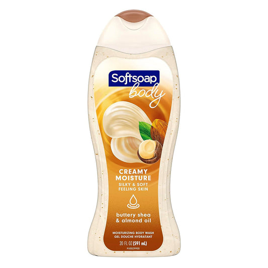 Softsoap Moisturizing Body Wash, Shea & Almond Oil - 20 Fluid Ounce