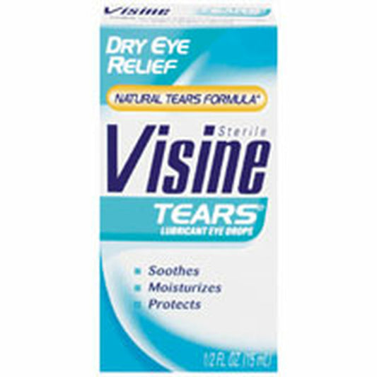 Visine Tears Dry Eye Relief Eye Drops - 0.5 Oz
