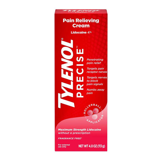 Tylenol Max Strength Lidocaine Pain Cream - 4 Oz