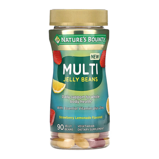 Natures Bounty Multi Jelly Beans, Strawberry Lemonade, 90 Jelly Beans