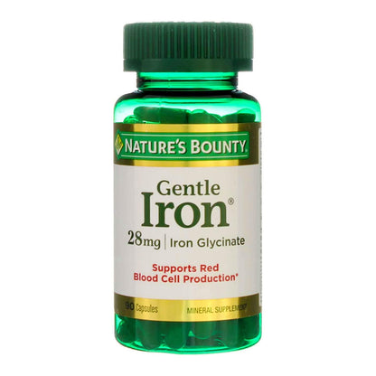 Natures Bounty Gentle Iron 28 Mg - 90 Capsules