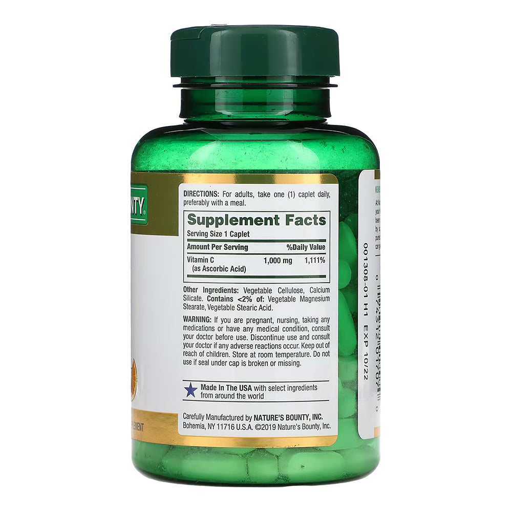 Nature'S Bounty Vitamin C 1000 Mg Immune Health CareCaplets 100 Ea