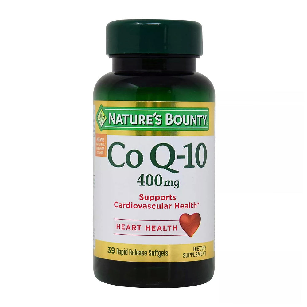 Nature'S Bounty Cardio Q10, Co Q-10 400 Mg Softgels 39 Ea