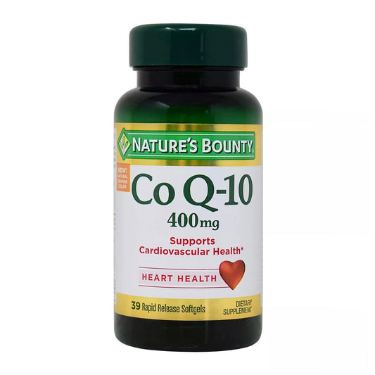 Nature'S Bounty Cardio Q10, Co Q-10 400 Mg Softgels 39 Ea