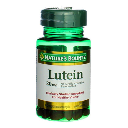 Nature'S Bounty Lutein 20 Mg 40 Softgels
