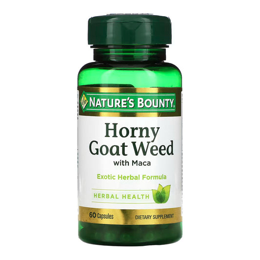 Nature'S Bounty Horny Goat Weed With Maca, Exortic Herbal Formula - 60 Ea
