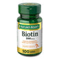Natures Bounty Biotin 1000 Mcg Vitamin Supplement Tablets - 100 Ea
