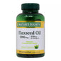 Natures Bounty Flaxseed Oil 1200 Mg - Rapid Release Softgels - 125 Count