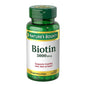 Natures Bounty Super Potency Biotin, 5000Mcg - 72 Count