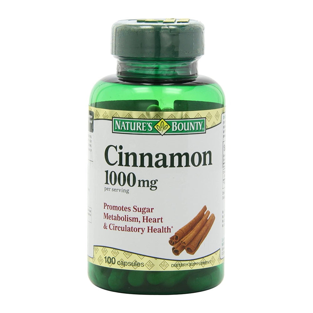 Nature's Bounty Cinnamon Capsules - 100 Ct