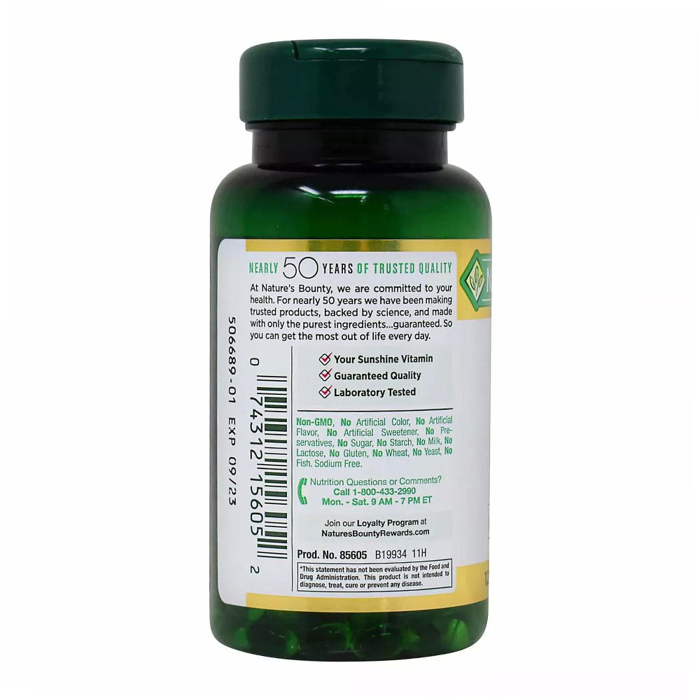 Nature'S Bounty Vitamin D3 1000 Iu Immune Health, 120 Softgels