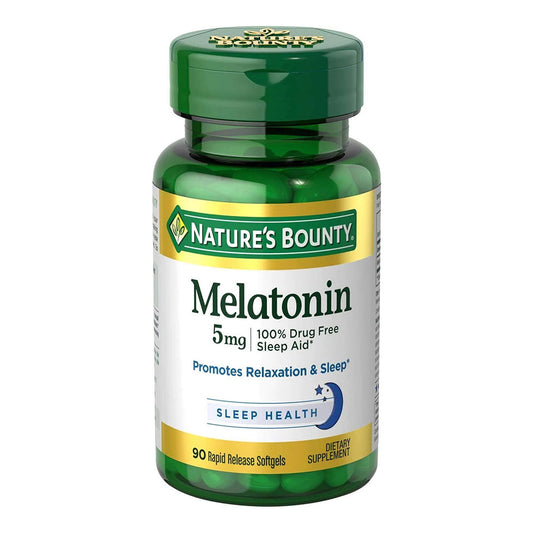 Nature'S Bounty Melatonin 5 Mg Softgels 90 Ea