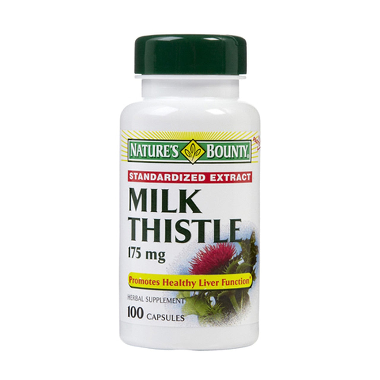 Nature'S Bounty Milk Thistle 175 Mg Capsules 100 Ea