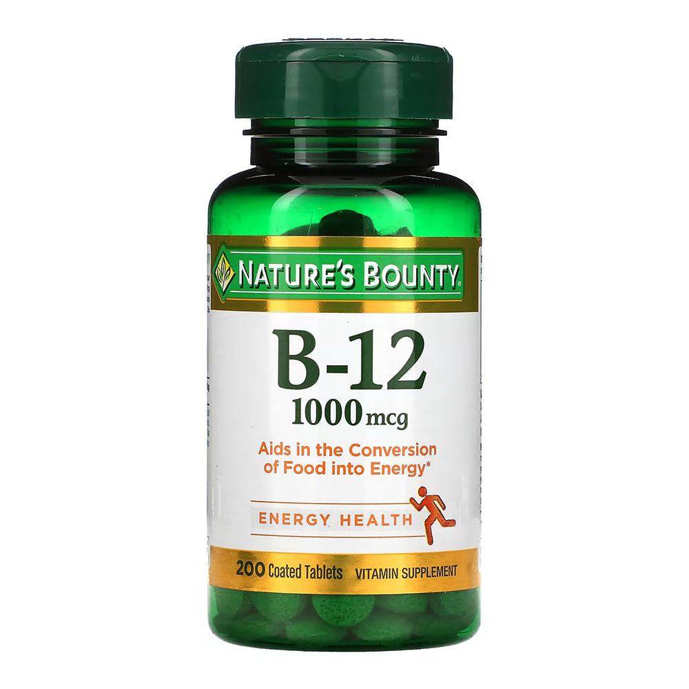 Nature'S Bounty Vitamin B-12 1000 Mcg Coated Tablets 200 Ea