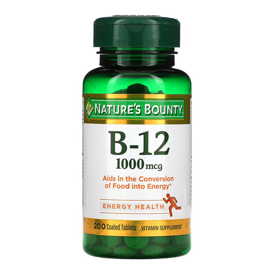 Nature'S Bounty Vitamin B-12 1000 Mcg Coated Tablets 200 Ea