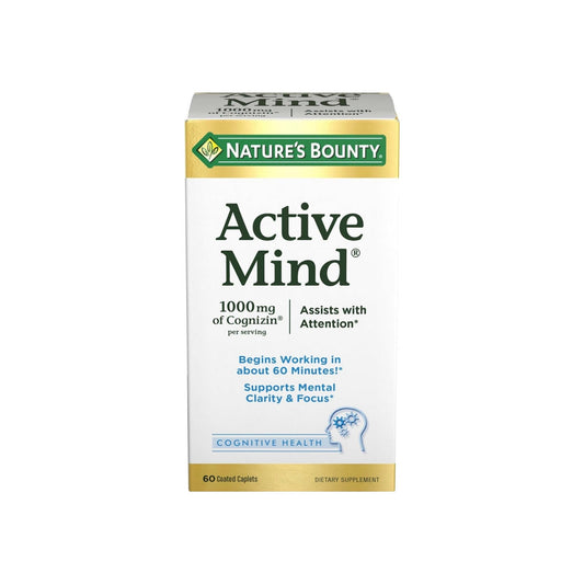 Nature'S Bounty Active Mind Cognitive Health CareCoated Caplets 60 Ea