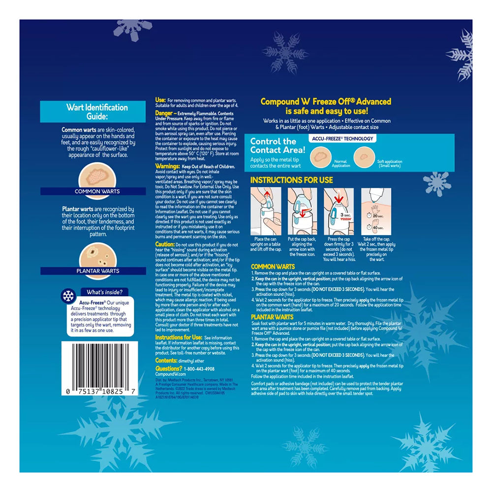 Compound W Maximum Freeze Off Complete Wart Removing Kit 1 Count