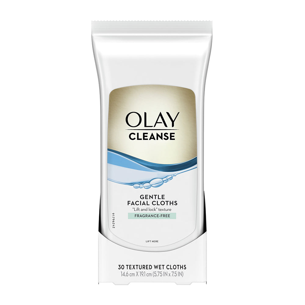 Olay Wet Cleansing Cloths, Sensitive Skin - 30 Ea