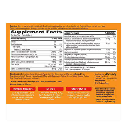Drink Mix, Tangerine, 30 Packets 0.33 Oz Each