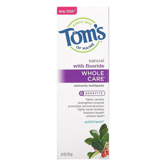 Tom'S Of Maine Whole Care With Fluoride Natural Toothpaste