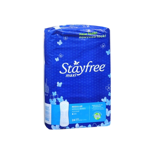 Stayfree Maxi Pads Regular 24 Each