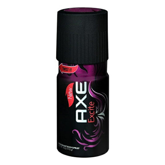 Axe Deodorant Body Spray, Excite - 4 Oz