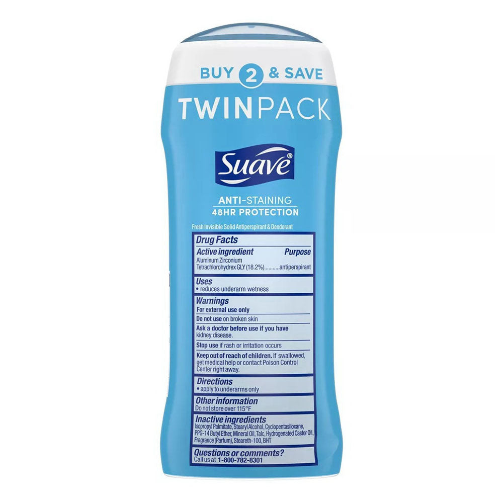 Suave Women'S Deodorant Stick - 2.6 Oz