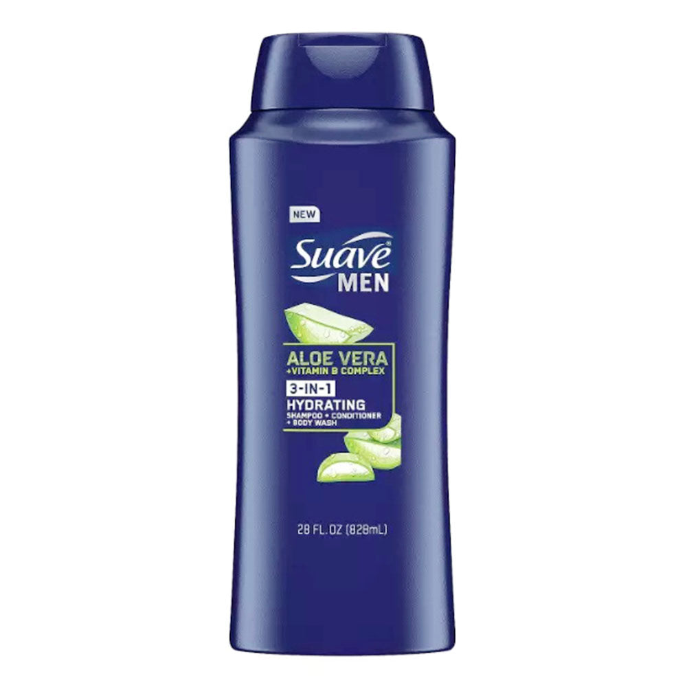 Suave Men Shampoo, Conditioner, Body Wash ,28 Oz