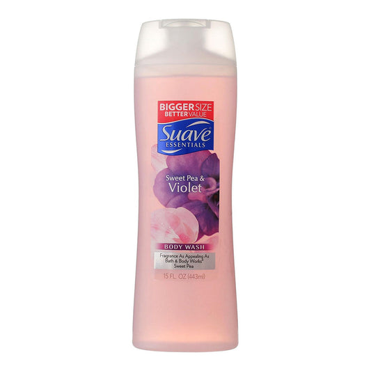 Suave Naturals Body Wash, Sweet Pea And Violet, 15 Oz
