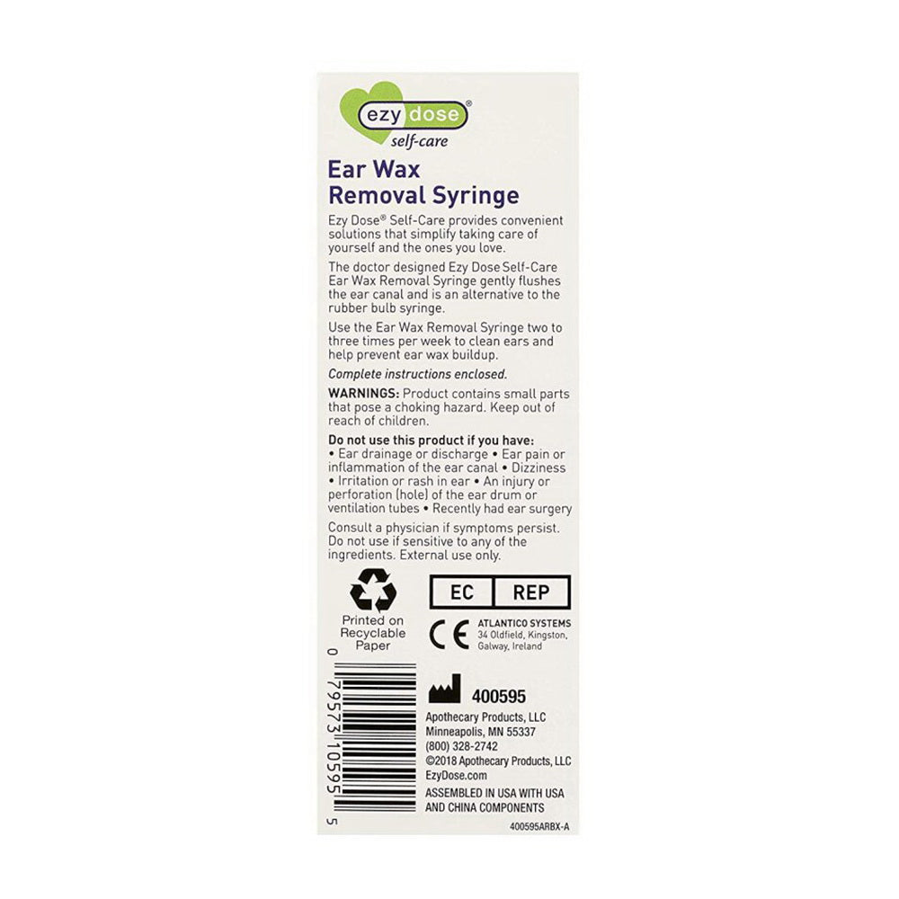 Ezy Dose Ear Wax Cleaner For Humans, Clear, 1 Count