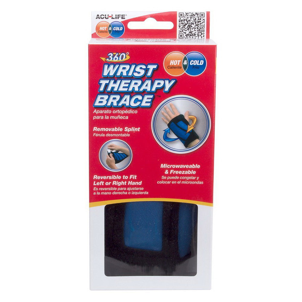Acu-Life Wrist Therapy Brace - Hot & Cold Relief - 1 Ea