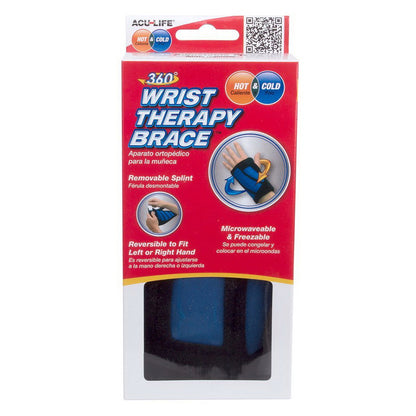 Acu-Life Wrist Therapy Brace - Hot & Cold Relief - 1 Ea