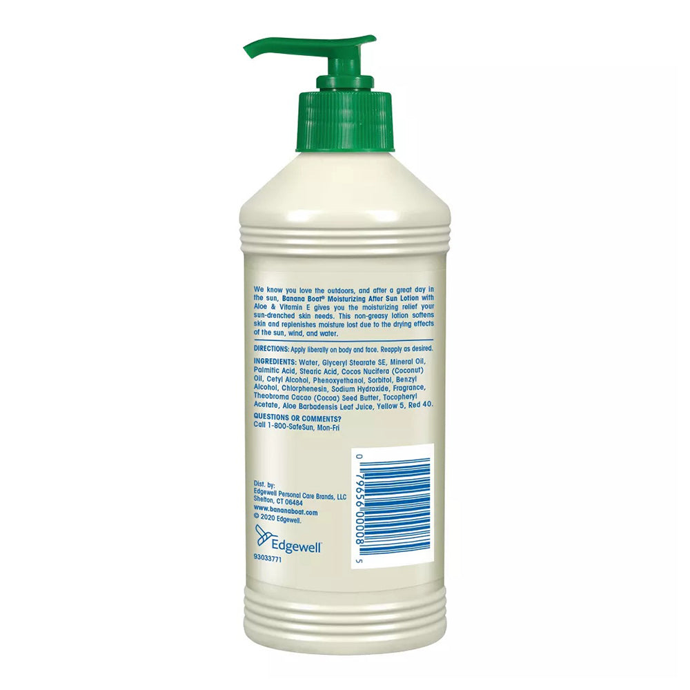 Banana Boat Moisturizing Aloe After Sun Lotion, 16 Oz