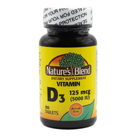 National Vitamin Natures Blend Vitamin D3, 100 Ea