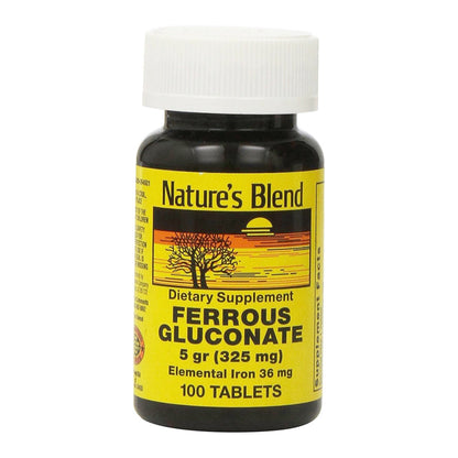 Nature'S Blend Ferrous Gluconate 100 Tabs
