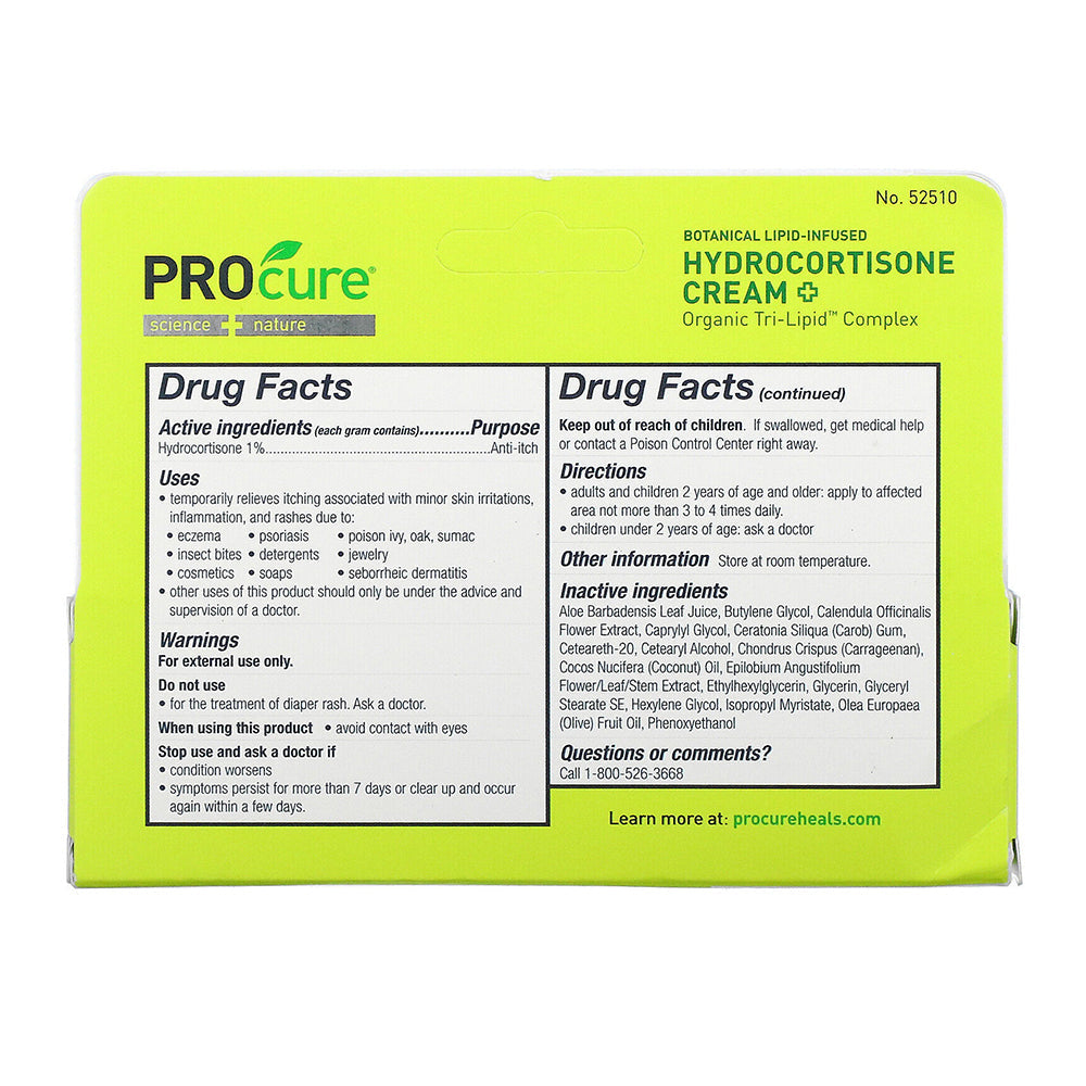 Procure Hydrocortisone Cream With Calendula, 1 Oz