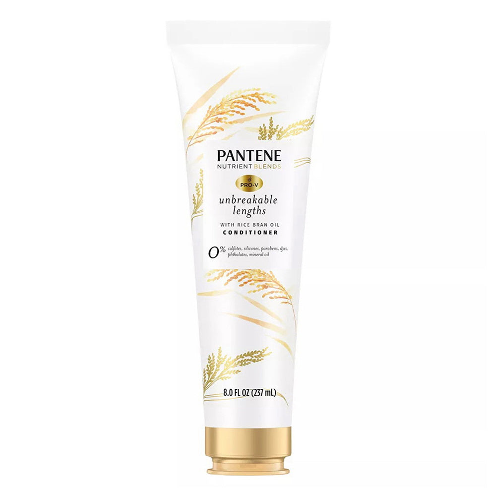 Pantene Pro V Nutrient Blends Unbreakable Lengths Conditioner, Rice Water, 8 Oz