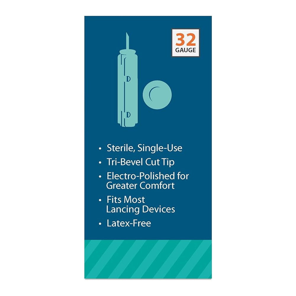 Easy Touch 32G Twist Lancets - 100 Ea
