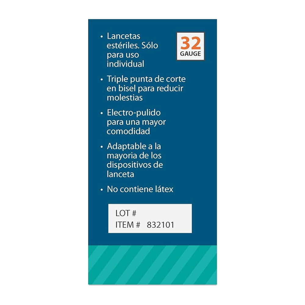 Easy Touch 32G Twist Lancets - 100 Ea