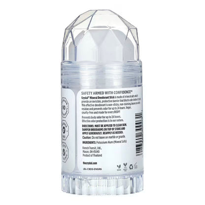 Crystal Deodorant Stick (30003), Unscented, 4.25 Ounce