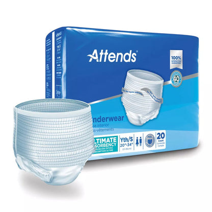 Attends Pull-On Underwear Super Plus Absorbency With Leakage Barriers - 20 Ea