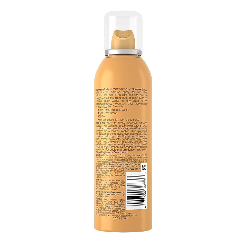 Neutrogena Micro-Mist Airbrush Sunless Tan, Deep 5.30 Oz