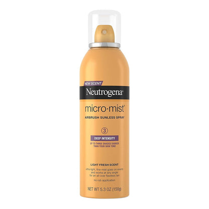Neutrogena Micro-Mist Airbrush Sunless Tan, Deep 5.30 Oz