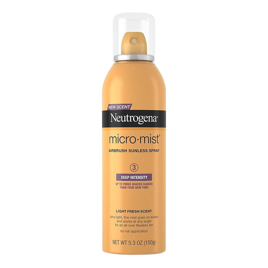 Neutrogena Micro-Mist Airbrush Sunless Tan, Deep 5.30 Oz