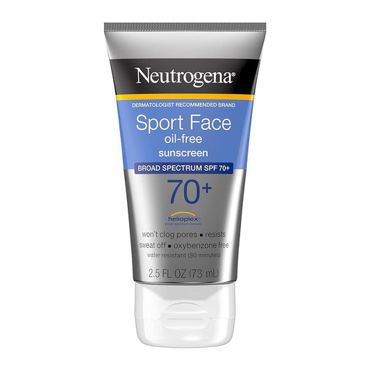 Neutrogena Sport Face Sunscreen Lotion Spf 70+ 2.50 Oz