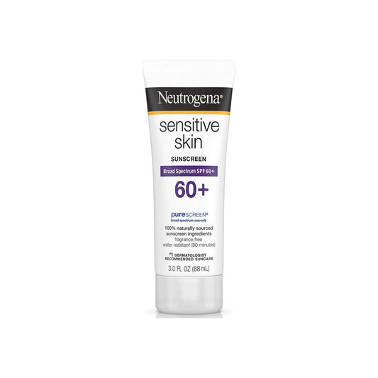 Neutrogena Sensitive Skin Sunscreen Lotion Spf 60+ 3 Oz