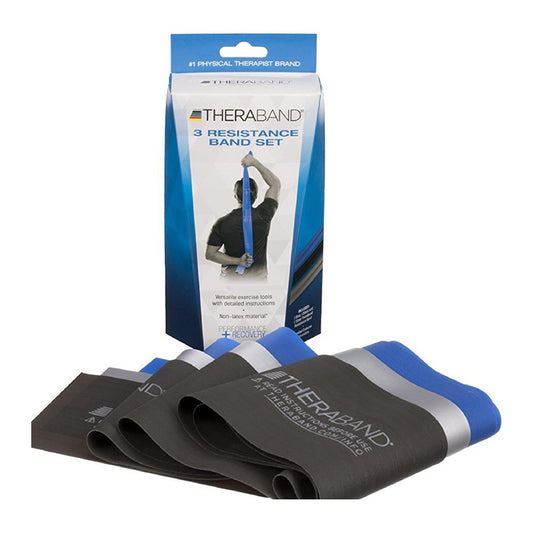 Thera-Band Latex-Free Resistance Bands 3-Pack, Advanced 1 Ea