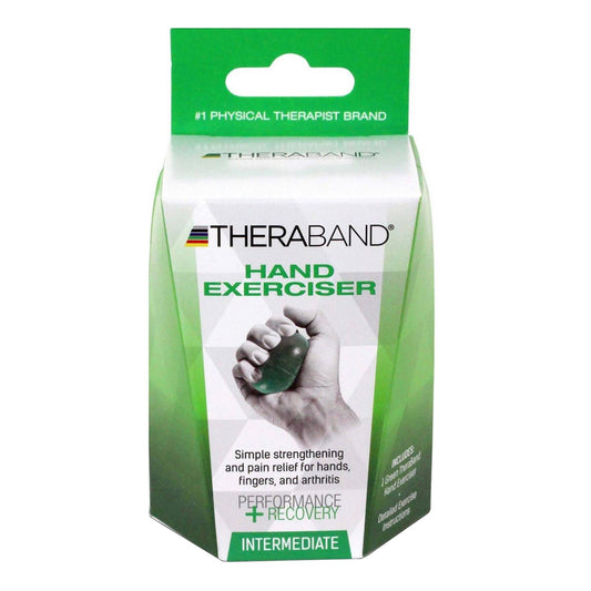 Thera-Band Hand Exerciser, Intermediate, Green 1 Ea