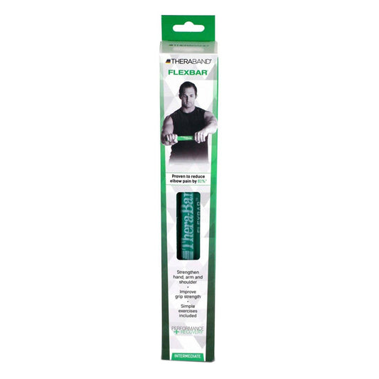 Thera-Band Flexbar Resistance Bar, Intermediate, Green 1 Ea