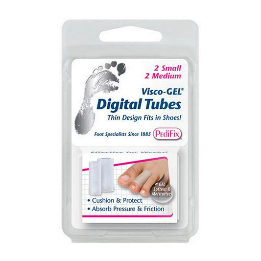 Pedifix Visco-Gel All-Gel Toe Finger Tube - Mixed, 2-Count